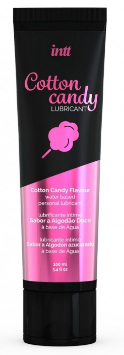 Интимный гель на водной основе Cotton Candy Lubricant - 100 мл. - INTT - купить с доставкой в Костроме
