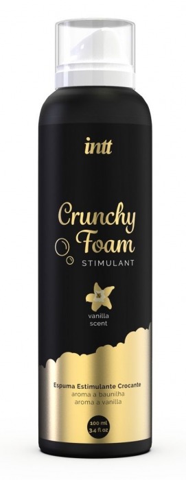 Пенка для массажа Crunchy Foam Stimulant Vanilla - 100 мл. - INTT - купить с доставкой в Костроме