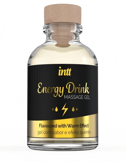 Массажный гель с согревающим эффектом Energy Drink - 30 мл. - INTT - купить с доставкой в Костроме