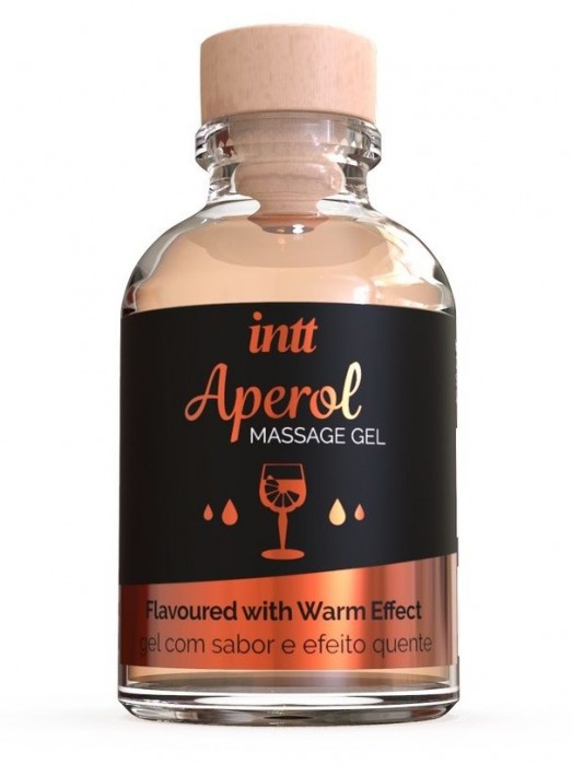 Массажный гель с согревающим эффектом Aperol - 30 мл. - INTT - купить с доставкой в Костроме