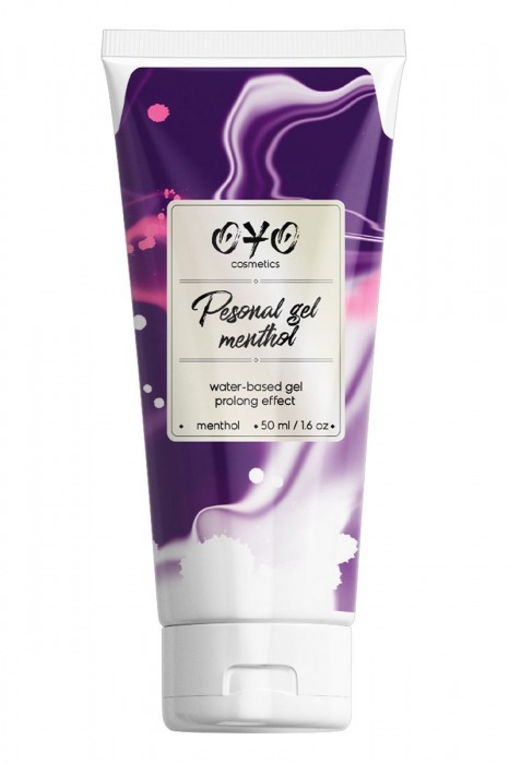 Интимная смазка на водной основе с пролонгирующим эффектом OYO Personal Gel Menthol - 50 мл. - OYO - купить с доставкой в Костроме
