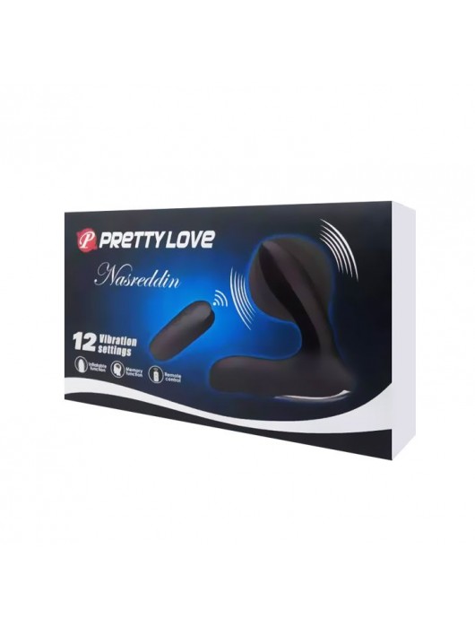 Массажер простаты Nasreddin с функцией расширения и пультом ДУ - 13,5 см. - Baile - в Костроме купить с доставкой