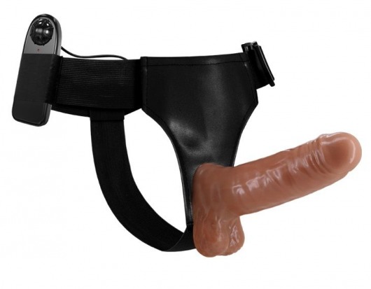 Страпон на трусиках с вибрацией Ultra Passionate Harness - 16 см. - Baile - купить с доставкой в Костроме