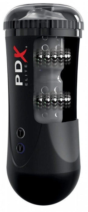 Черный автоматический мастурбатор-ротик Moto Stroker - Pipedream - в Костроме купить с доставкой