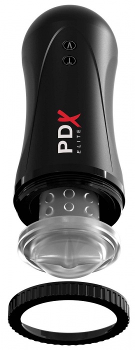 Черный автоматический мастурбатор-ротик Moto Stroker - Pipedream - в Костроме купить с доставкой