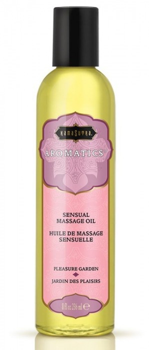 Массажное масло с цветочным ароматом Pleasure Garden - 236 мл. - Kama Sutra - купить с доставкой в Костроме