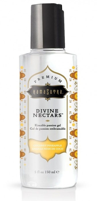 Гель-лубрикант на водной основе Divine Nectars Vanilla с ароматом ванили - 150 мл. - Kama Sutra - купить с доставкой в Костроме