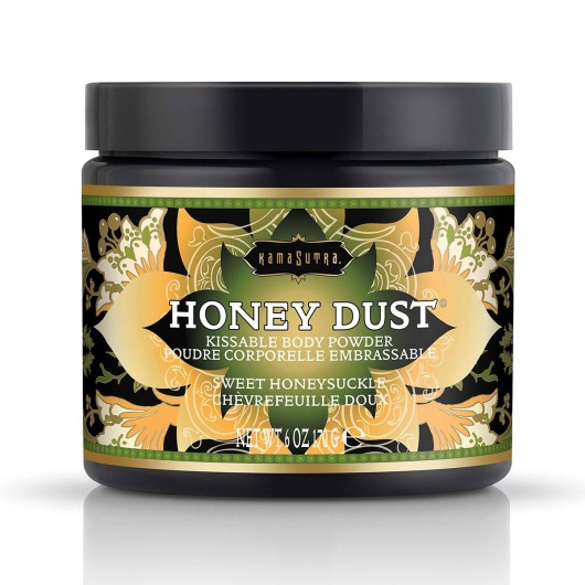 Пудра для тела Honey Dust Body Powder с ароматом жимолости - 170 гр. - Kama Sutra - купить с доставкой в Костроме