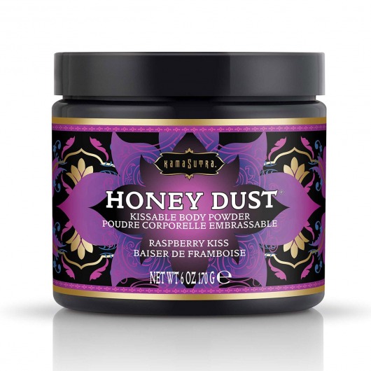 Пудра для тела Honey Dust Body Powder с ароматом малины - 170 гр. - Kama Sutra - купить с доставкой в Костроме
