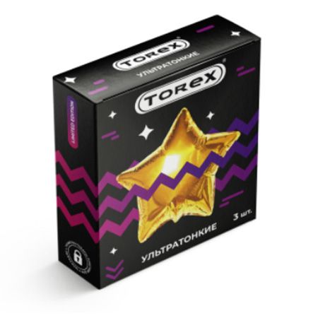 Презервативы Torex Party  Ультратонкие  - 3 шт. - Torex - купить с доставкой в Костроме