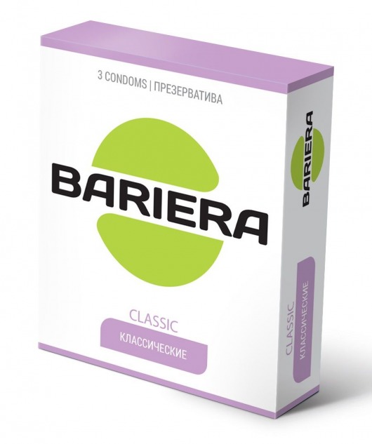 Классические презервативы Bariera Classic - 3 шт. - Bariera - купить с доставкой в Костроме
