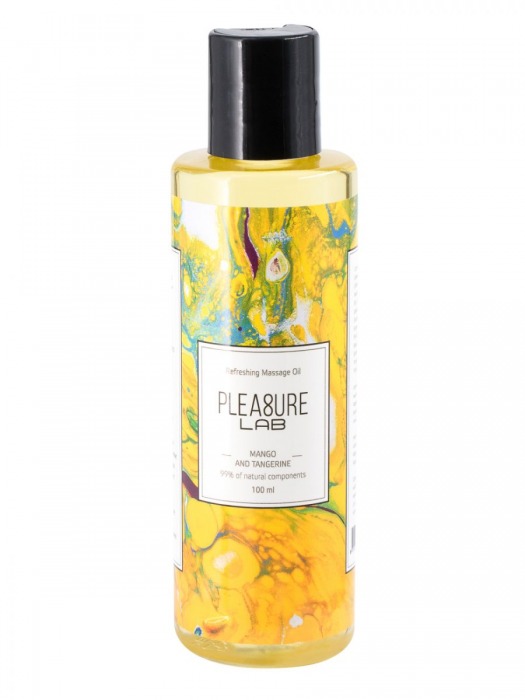 Массажное масло Pleasure Lab Refreshing с ароматом манго и мандарина - 100 мл. - Pleasure Lab - купить с доставкой в Костроме