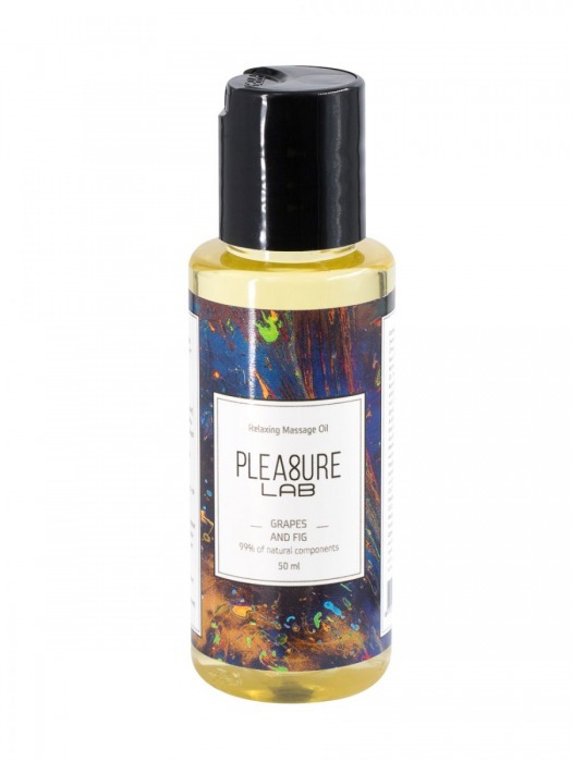 Массажное масло Pleasure Lab Relaxing с ароматом винограда и инжира - 50 мл. - Pleasure Lab - купить с доставкой в Костроме