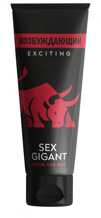 Возбуждающий крем для мужчин Sex Gigant - 80 мл. - Миагра - купить с доставкой в Костроме