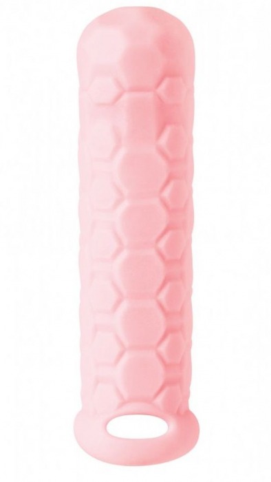 Розовый фаллоудлинитель Homme Long - 15,5 см. - Lola Games - в Костроме купить с доставкой