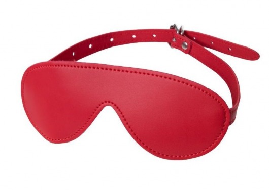 Красная маска Anonymo из искусственной кожи - ToyFa - купить с доставкой в Костроме
