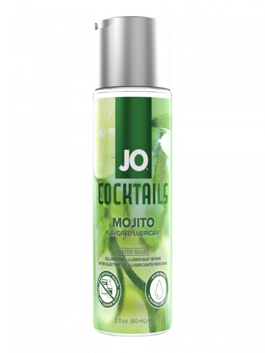 Вкусовой лубрикант на водной основе JO Cocktails Mojito - 60 мл. - System JO - купить с доставкой в Костроме