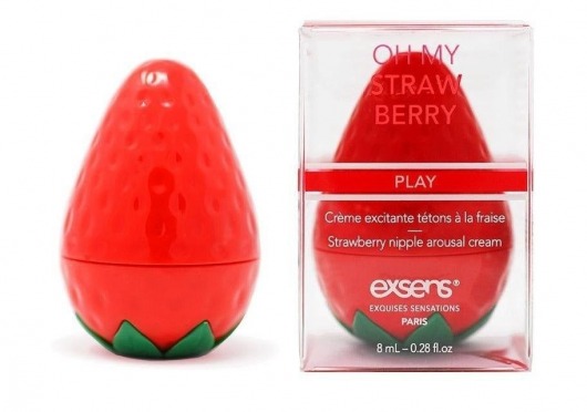 Крем для стимуляции сосков Oh My Strawberry - 8 мл. - Exsens - купить с доставкой в Костроме
