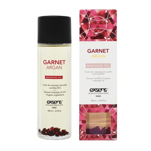 Органическое массажное масло GARNET ARGAN - 100 мл. - Exsens - купить с доставкой в Костроме
