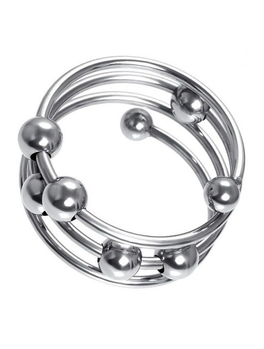 Большое металлическое кольцо под головку пениса - ToyFa - купить с доставкой в Костроме