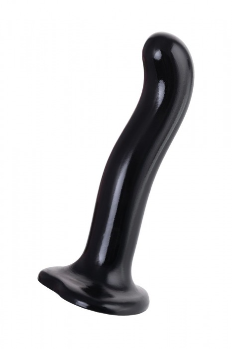 Черный стимулятор для пар P G-Spot Dildo Size L - 19 см. - Strap-on-me - в Костроме купить с доставкой