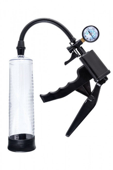 Прозрачная механическая помпа для пениса Viggo - Sexus - в Костроме купить с доставкой