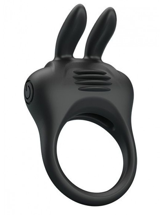 Черное эрекционное кольцо с вибрацией Davion - Baile - в Костроме купить с доставкой