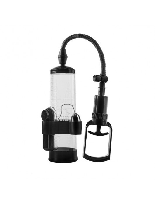 Прозрачная вакуумная помпа с вибрацией Vibrating Penis Pump - Dream Toys - в Костроме купить с доставкой