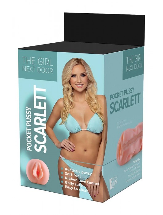 Телесный мастурбатор-вагина Scarlett - Dream Toys - в Костроме купить с доставкой