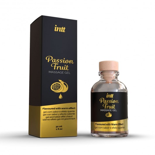 Массажный гель с ароматом маракуйи Passion Fruit - 30 мл. - INTT - купить с доставкой в Костроме