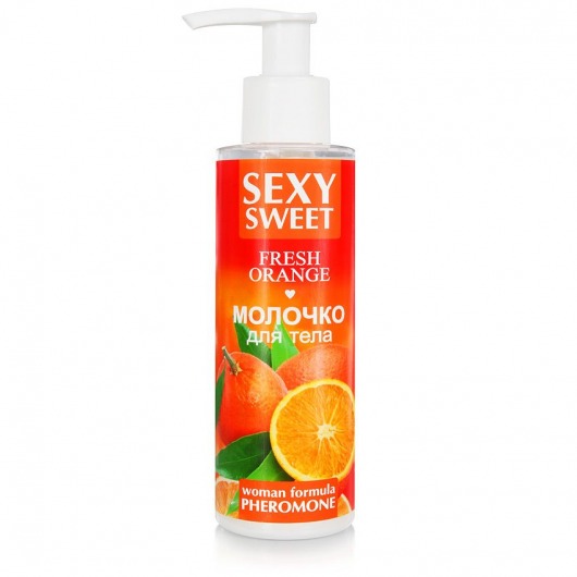 Молочко для тела с феромонами и ароматом апельсина Sexy Sweet Fresh Orange - 150 гр. -  - Магазин феромонов в Костроме