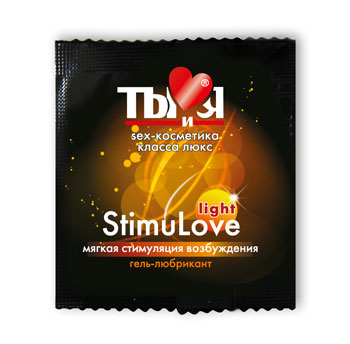 Разогревающий гель-лубрикант Stimulove Light в одноразовой упаковке - 4 гр. - Биоритм - купить с доставкой в Костроме