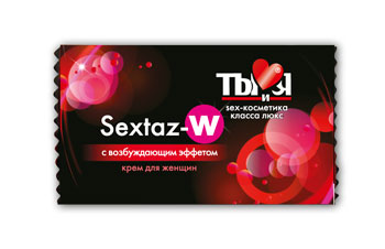 Возбуждающий крем для женщин Sextaz-W в одноразовой упаковке - 1,5 гр. - Биоритм - купить с доставкой в Костроме