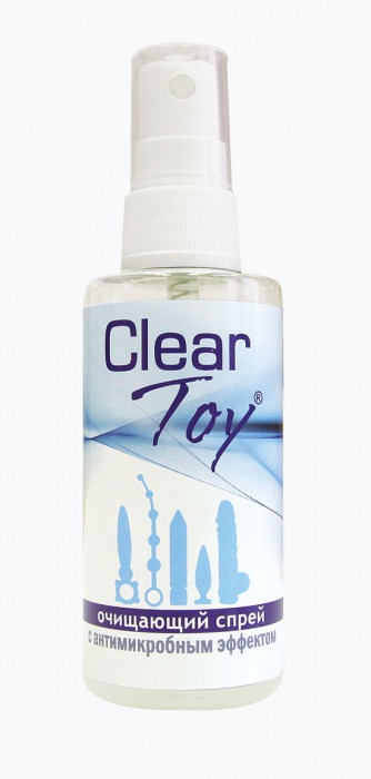 Очищающий спрей Clear Toy с антимикробным эффектом - 100 мл. - Биоритм - купить с доставкой в Костроме