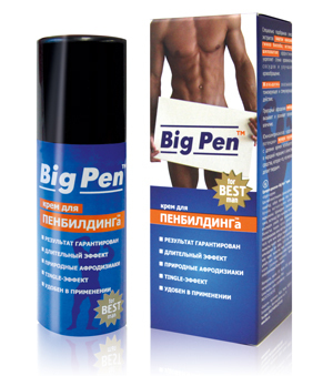 Крем Big Pen для увеличения полового члена - 20 гр. - Биоритм - в Костроме купить с доставкой