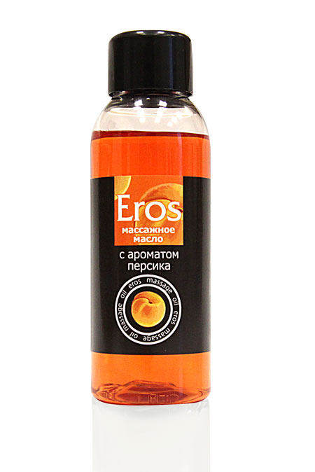 Массажное масло Eros exotic с ароматом персика - 50 мл. - Биоритм - купить с доставкой в Костроме