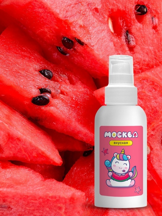 Универсальная смазка с ароматом арбуза  Москва Вкусная  - 100 мл. - Москва - купить с доставкой в Костроме