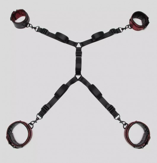 Изысканный набор фиксаций на кровати Reversible Under Mattress Restraint Set - Fifty Shades of Grey - купить с доставкой в Костроме