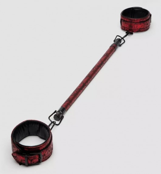 Распорка для ног Reversible Restraint Bar with Cuffs - Fifty Shades of Grey - купить с доставкой в Костроме