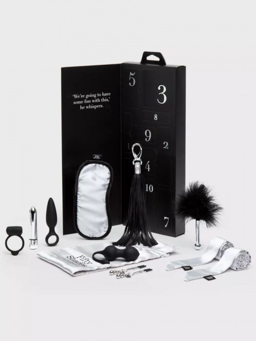 Эротический набор Pleasure Overload 10 Days of Play Gift Set - Fifty Shades of Grey - купить с доставкой в Костроме