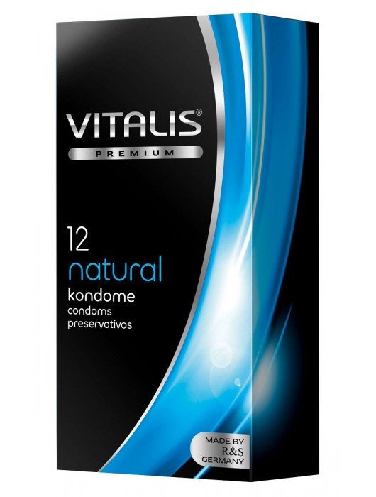 Классические презервативы VITALIS PREMIUM natural - 12 шт. - Vitalis - купить с доставкой в Костроме