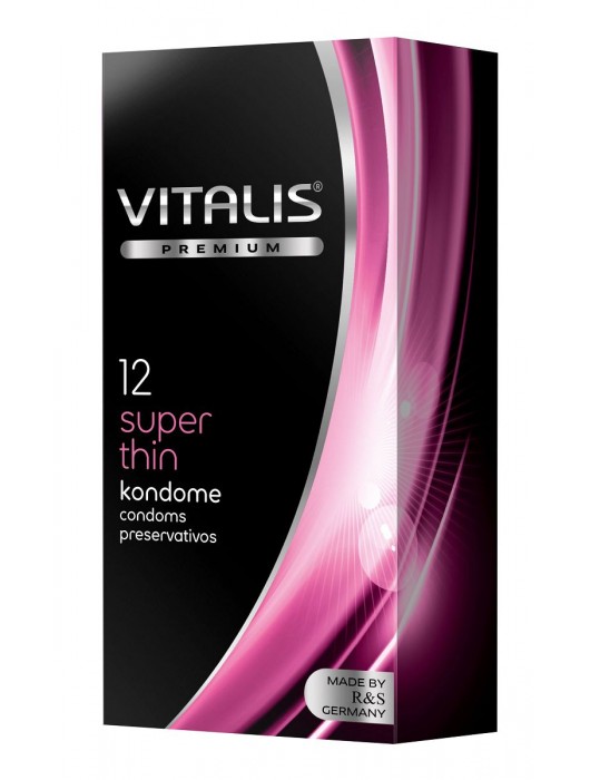 Ультратонкие презервативы VITALIS PREMIUM super thin - 12 шт. - Vitalis - купить с доставкой в Костроме