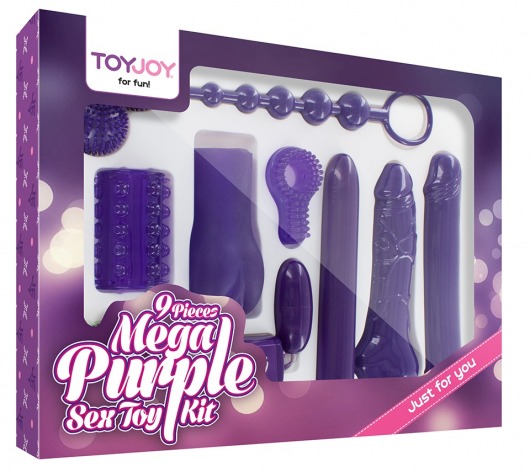 Эротический набор Toy Joy Mega Purple - Toy Joy - купить с доставкой в Костроме