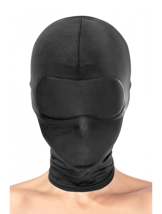 Сплошная маска-шлем с имитацией повязки для глаз - Fetish Tentation - купить с доставкой в Костроме