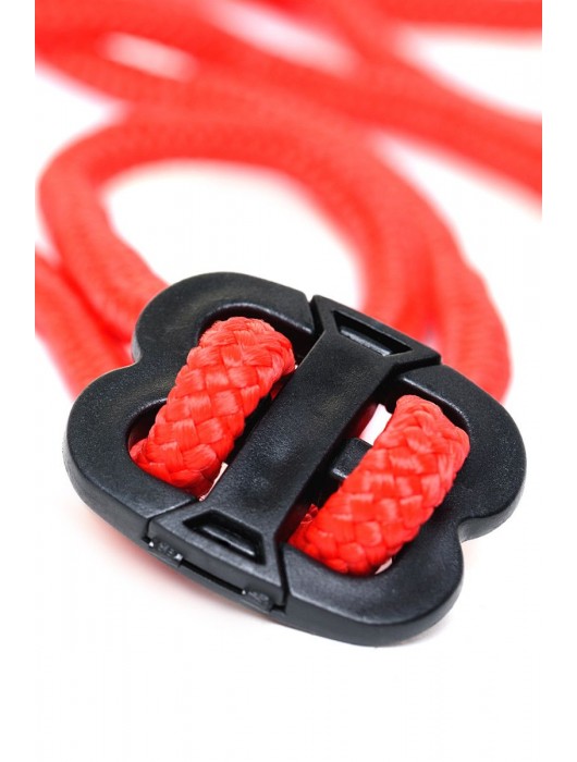 Красные верёвочные оковы на ноги - ToyFa - купить с доставкой в Костроме