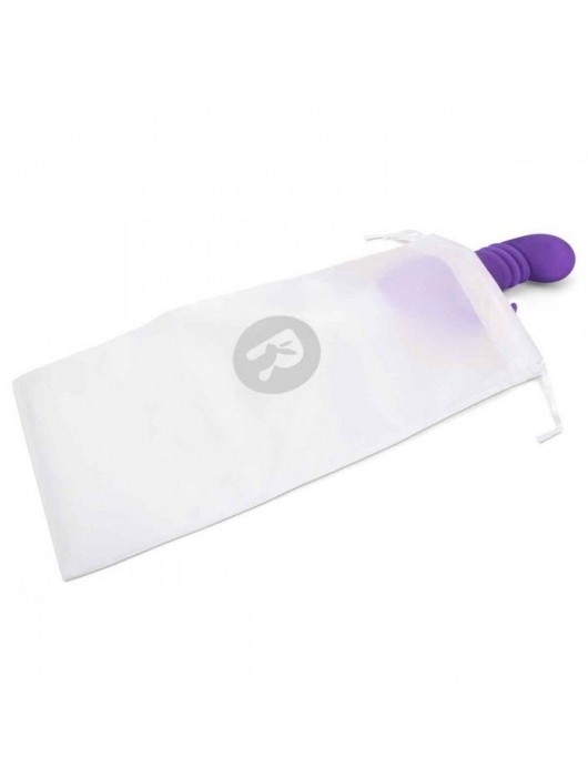 Фиолетовый массажер для G-точки Slim Shaft thrusting G-spot Rabbit - 23 см. - Rabbit Essentials