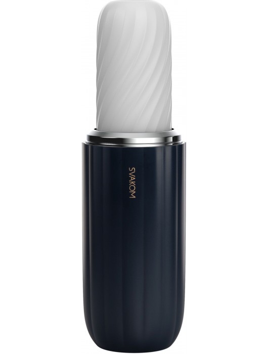 Черно-белый интерактивный мастурбатор Alex Neo 2 - Svakom - в Костроме купить с доставкой