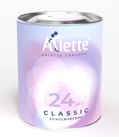 Классические презервативы Arlette Classic - 24 шт. - Arlette - купить с доставкой в Костроме