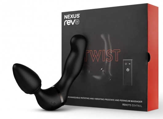 Черный гибридный вибромассажер Nexus Revo Twist - Nexus Range - в Костроме купить с доставкой