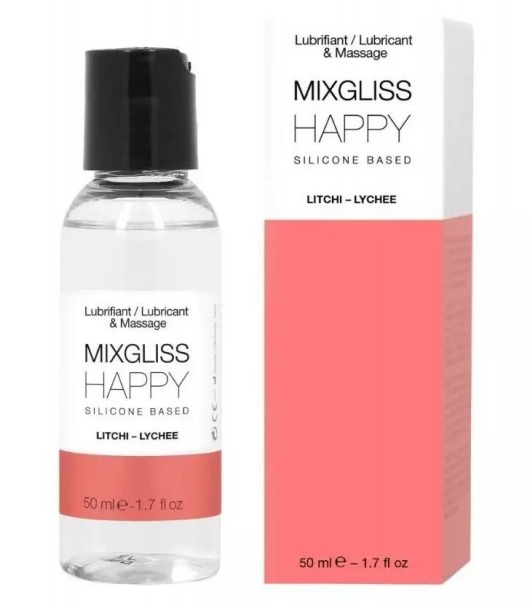 Смазка на силиконовой основе Mixgliss Happy - 50 мл. - Mixgliss - купить с доставкой в Костроме